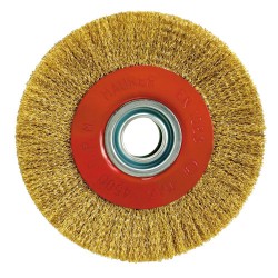 Cepillo Acero Latonado Circular Ø 200x42 mm.