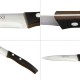 Cuchillo Aspen Cocina Hoja Acero Inoxidable 12 cm. Negro