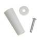 Tope Persiana Con Tornillo 60 mm. Blanco