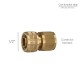 Conector Manguera Con Función STOP Fabricado en Laton  1/2" Hembra, Adaptador Grifo, Conector Grifo A Conector Rapido