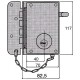 Cerradura Ucem Seguridad 4500-s/he/ Derecha