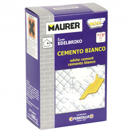 Edil Cemento Blanco Maurer (Caja 5 kg.)