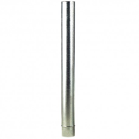 Wolfpack Tubo Estufa Acero Galvanizado Ø 100 mm, Ideal Estufas de Leña, Chimenea, Alta resistencia, Conducto Humos