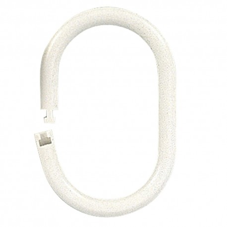 Anilla Baño Oval 18 mm. (Bolsa 100 Unidades) Blanca