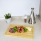 Tabla Cortar Cocina Fabricada En Madera De Bambu 100% Con Ranura 32x25,5 cm.Tabla Cortar,Carne Pescado,Verduras,Frutas,Alimentos