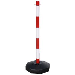 Poste Para Cadena Plastico 90 cm. Con Base