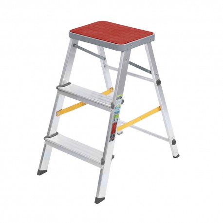 Escalerilla Aluminio 3 peldaños Uso Doméstico