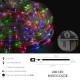 Luces Navidad Tubo Luz Multicolor 240 LEDs Uso  Exteriores / Interiores Protección IP44 Rollo 10 Metros