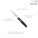 Cuchillo Aspen Patatero Hoja Acero Inoxidable 10 cm. Negro