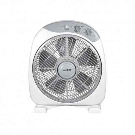 Ventilador Maurer Box Ø 30cm 40 Watt. 3 velocidades  Aspas gran tamaño, 3 Con temporizador