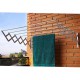 Tendedero Extensible Pared Aluminio 1,00  Metros