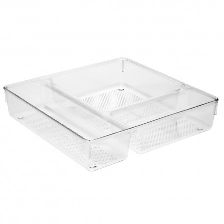 Organizador de Plastico Para Cajones "System Nº1"  23x23x5 cm.