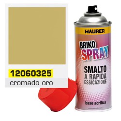 Spray Pintura Cromado Oro / Dorado 400 ml.