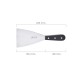 Espatula Cocina Grenoble Acero Inoxidable 9 cm. Negro