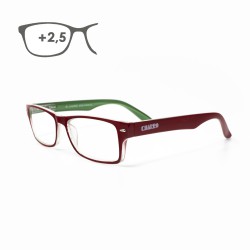 Gafas Lectura Kansas Rojo / Verde. Aumento +2,5 Gafas De Vista, Gafas De Aumento, Gafas Visión Borrosa