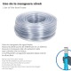 Manguera Transparente Nivel 12x16 mm. Rollo 50 metros