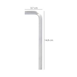 Tijeras Podar Forjada Curva   1 Mano  23 cm.
