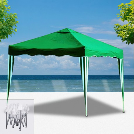 Pergola Papillon 3x3 Metros Plegable Verde