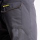Pantalones Largos DeTrabajo, Multibolsillos, Resistentes, Rodilla Reforzada, Gris/Amarillo Talla 54/56 XXL (Slim Fit)